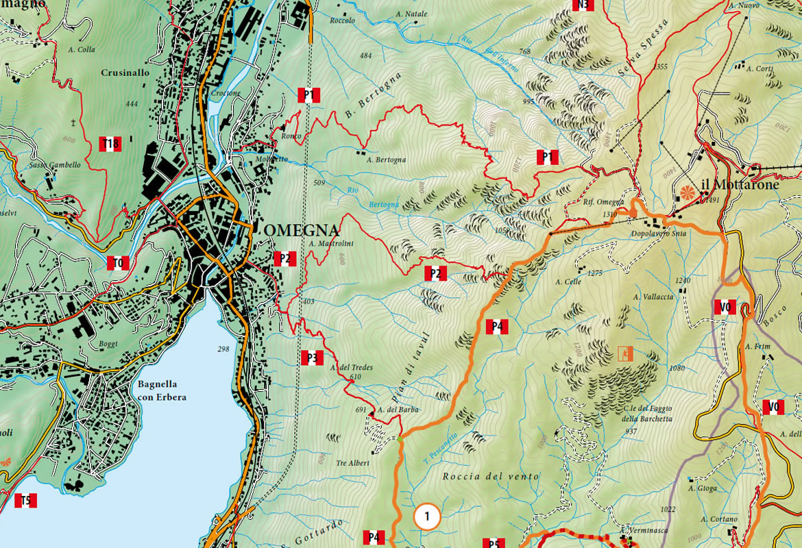 Mappe escursionistiche