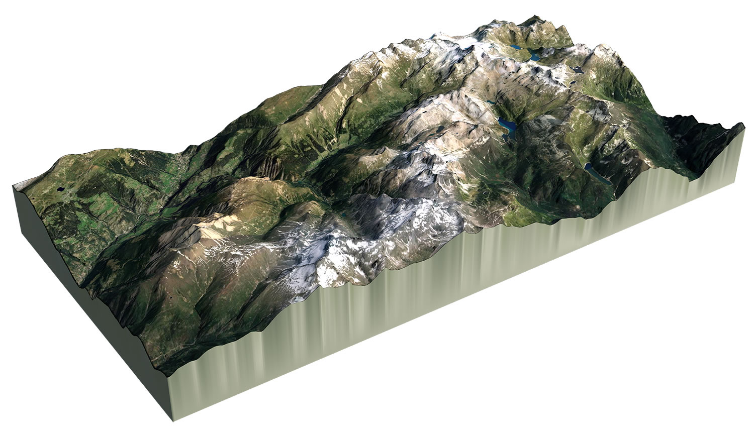 Esempio di cartografia 3D - Alpe Devero