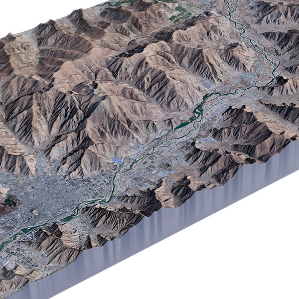 Esempio di cartografia 3D - Lhasa